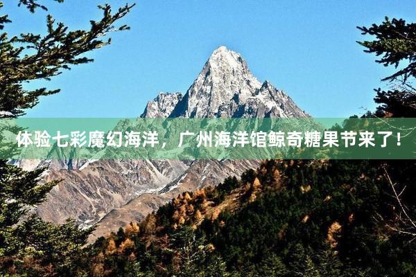 体验七彩魔幻海洋，广州海洋馆鲸奇糖果节来了！