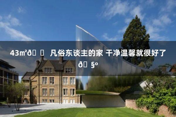43㎡🏠凡俗东谈主的家 干净温馨就很好了🧺